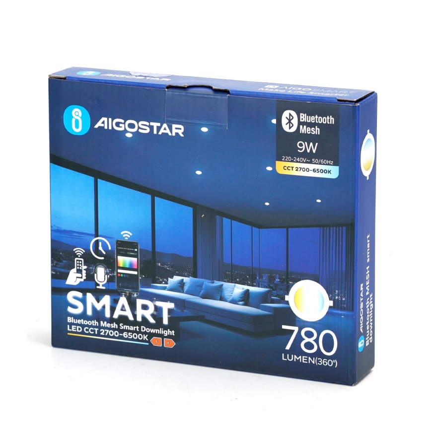 Aigostar - LED Aptumšojama iegremdējama lampa MESH LED/9W/230V 2700-6500K d. 14,5 cm