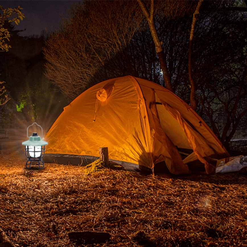 Aigostar - LED Aptumšojama pārvietojama uzlādējama kempinga lampa LED/3W/3,7V 1200mAh