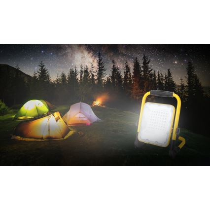 Aigostar - LED Aptumšojama rechargeable Prožektors LED/100W/5V 6500K IP65