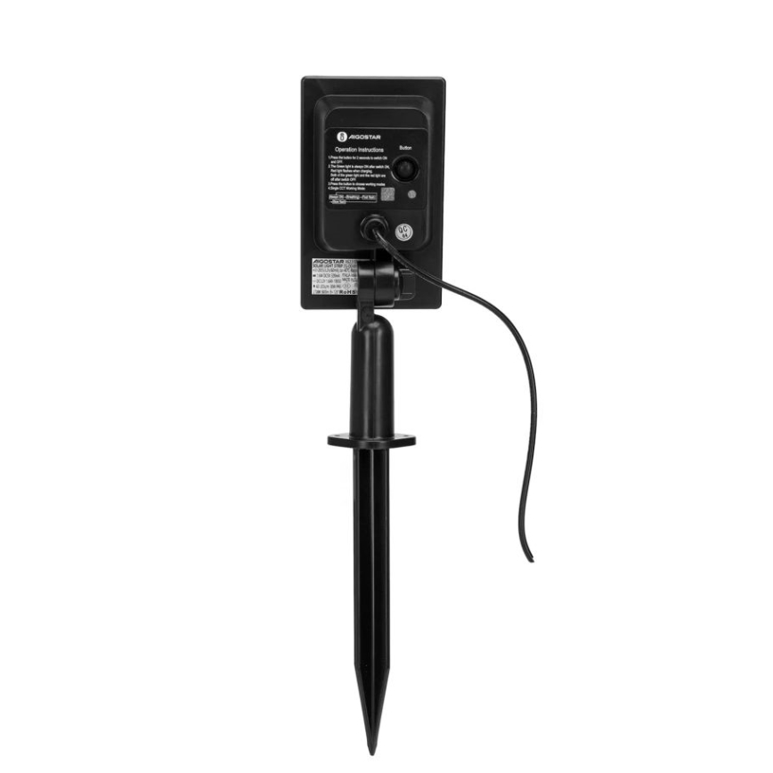 Aigostar - LED Aptumšojama saules enerģijas josla LED/1,6W/3,2V 3 m 2700K IP65 + tālvadības pults