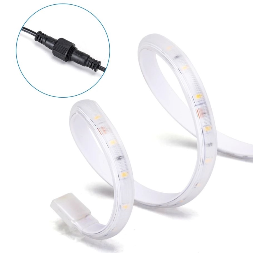 Aigostar - LED Aptumšojama saules enerģijas josla LED/1,6W/3,2V 3 m 1600 mAh 6500K IP65 + tālvadības pults