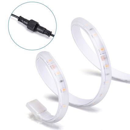 Aigostar - LED Aptumšojama saules enerģijas josla LED/10W/3,2V 10 m 2700K IP65 + tālvadības pults
