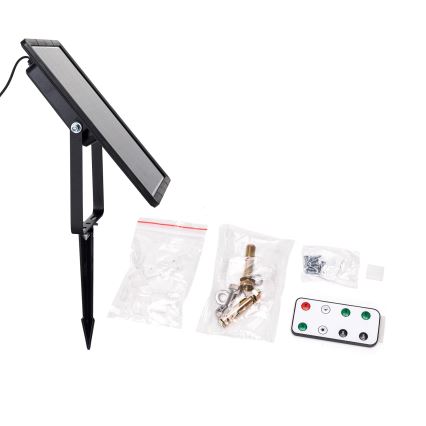Aigostar - LED Aptumšojama saules enerģijas josla LED/10W/3,2V 10 m 2700K IP65 + tālvadības pults