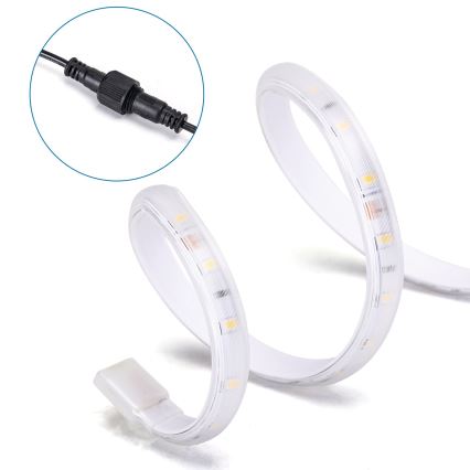 Aigostar - LED Aptumšojama saules enerģijas josla LED/20W/3,2V 20 m 6500K IP65 + tālvadības pults