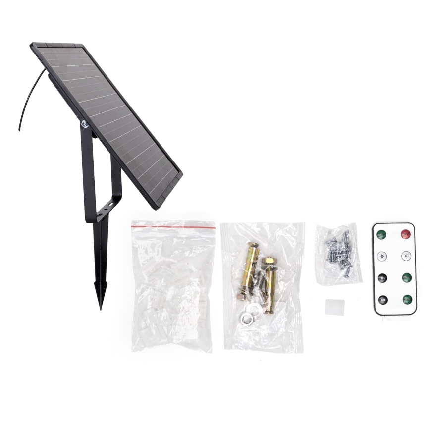 Aigostar - LED Aptumšojama saules enerģijas josla LED/20W/3,2V 20 m 6500K IP65 + tālvadības pults