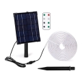 Aigostar - LED Aptumšojama saules enerģijas josla LED/5W/3,2V 5 m 6500K IP65 + tālvadības pults