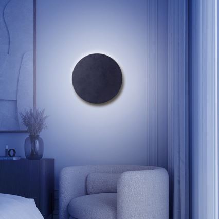 Aigostar - LED Aptumšojama sienas lampa MESH Viedā LED/12W/230V 2700-6500K melna