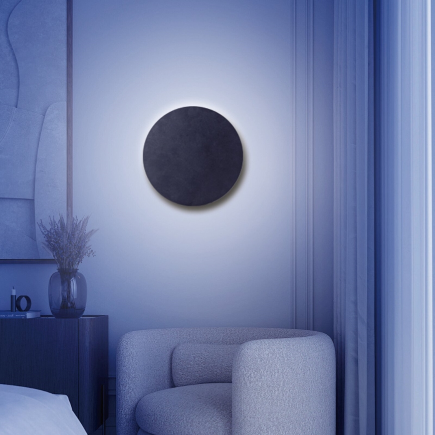 Aigostar - LED Aptumšojama sienas lampa MESH Viedā LED/12W/230V 2700-6500K melna