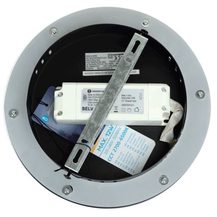 Aigostar - LED Aptumšojama sienas lampa MESH Viedā LED/12W/230V 2700-6500K melna