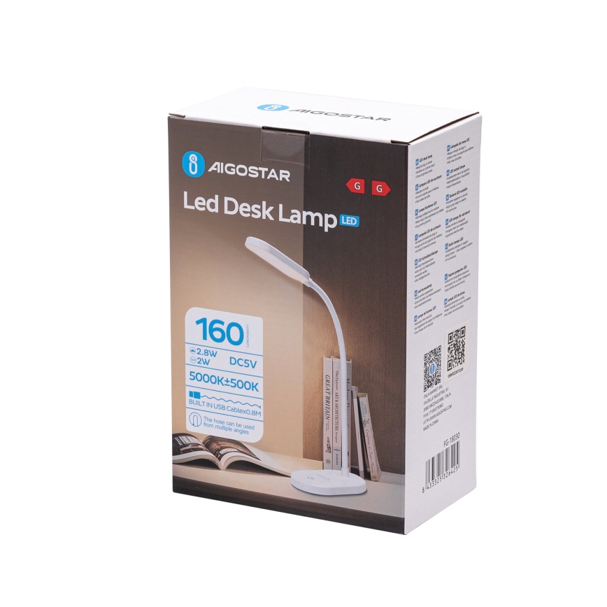 Aigostar - LED Aptumšojama skārienvadāma galda lampa LED/3W/5V