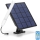 Aigostar - LED Aptumšojama spuldze ar saules enerģijas paneli LED/3,2V 3000K/4000K/6500K IP65 5000 mAh + tālvadības pults