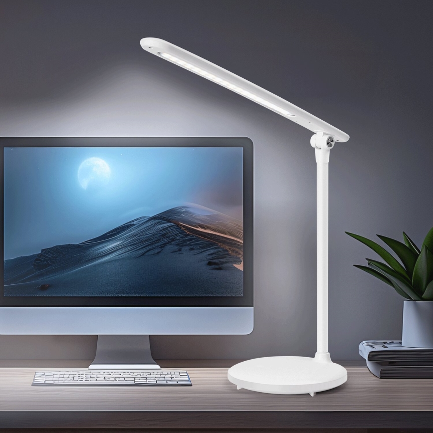 Aigostar - LED Aptumšojama uzlādējama skārienvadāma galda lampa LED/3W/5V 2700/4000/6500K 1800 mAh