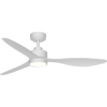 Aigostar - LED Aptumšojams griestu ventilators LED/20W/230V 2700-6500K 132cm balta + tālvadības pults