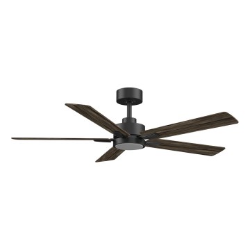 Aigostar - LED Aptumšojams griestu ventilators LED/20W/230V 2700-6500K 132cm brūna + tālvadības pults