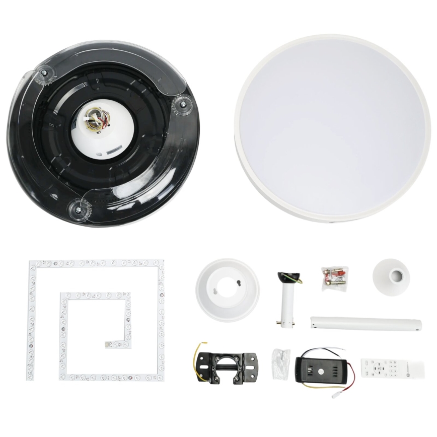 Aigostar - LED Aptumšojams griestu ventilators LED/36W/230V 2700-6500K d. 107 cm + tālvadības pults balta