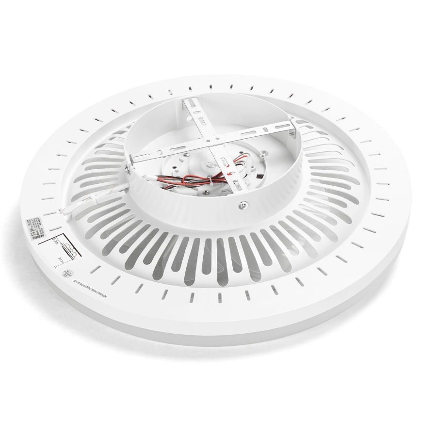 Aigostar - LED Aptumšojams griestu ventilators LED/40W/230V 2700/4000/6500K d. 50 cm + tālvadības pults balta