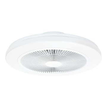Aigostar - LED Aptumšojams griestu ventilators LED/40W/230V 2700-6500K d. 48 cm + tālvadības pults balta