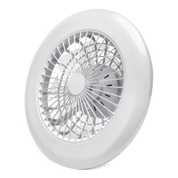 Aigostar - LED Aptumšojams griestu ventilators LED/40W/230V 2700-6500K d. 49 cm + tālvadības pults balta