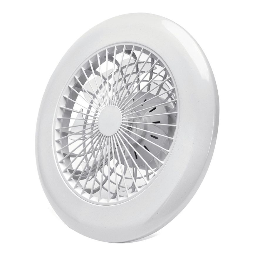 Aigostar - LED Aptumšojams griestu ventilators LED/40W/230V 2700-6500K d. 49 cm + tālvadības pults balta