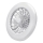 Aigostar - LED Aptumšojams griestu ventilators LED/40W/230V 2700-6500K d. 49 cm + tālvadības pults balta