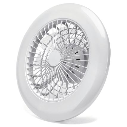 Aigostar - LED Aptumšojams griestu ventilators LED/40W/230V 2700-6500K d. 49 cm + tālvadības pults balta
