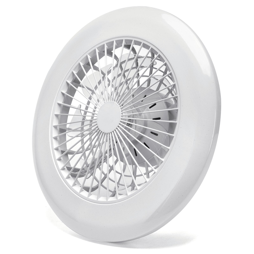 Aigostar - LED Aptumšojams griestu ventilators LED/40W/230V 2700-6500K d. 49 cm + tālvadības pults balta