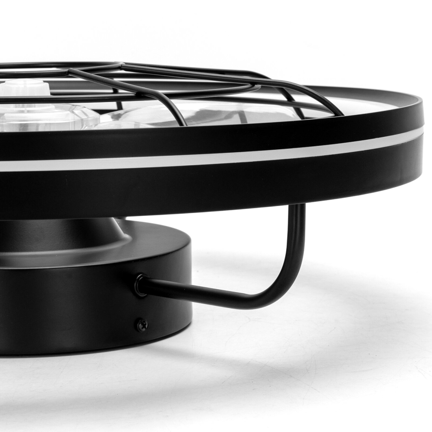 Aigostar - LED Aptumšojams griestu ventilators LED/40W/230V 2700-6500K d. 48 cm + tālvadības pults melna