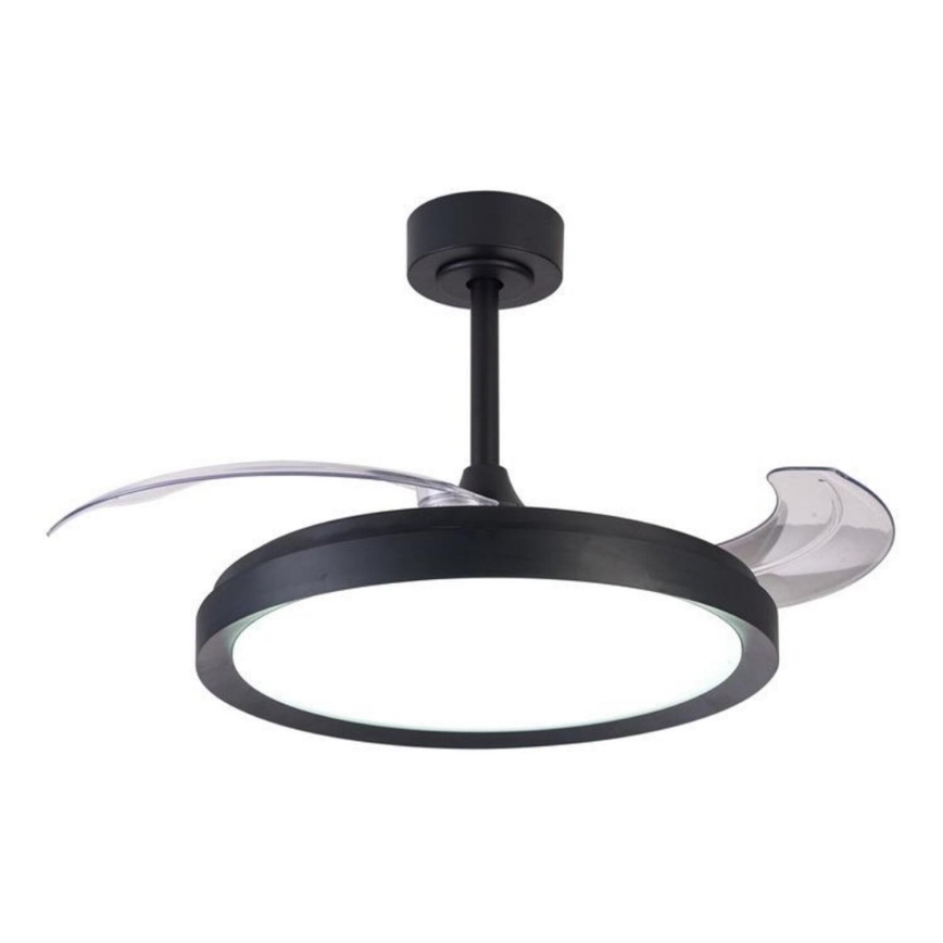 Aigostar - LED Aptumšojams griestu ventilators LED/50W/230V 2700-6500K 106cm melna + tālvadības pults