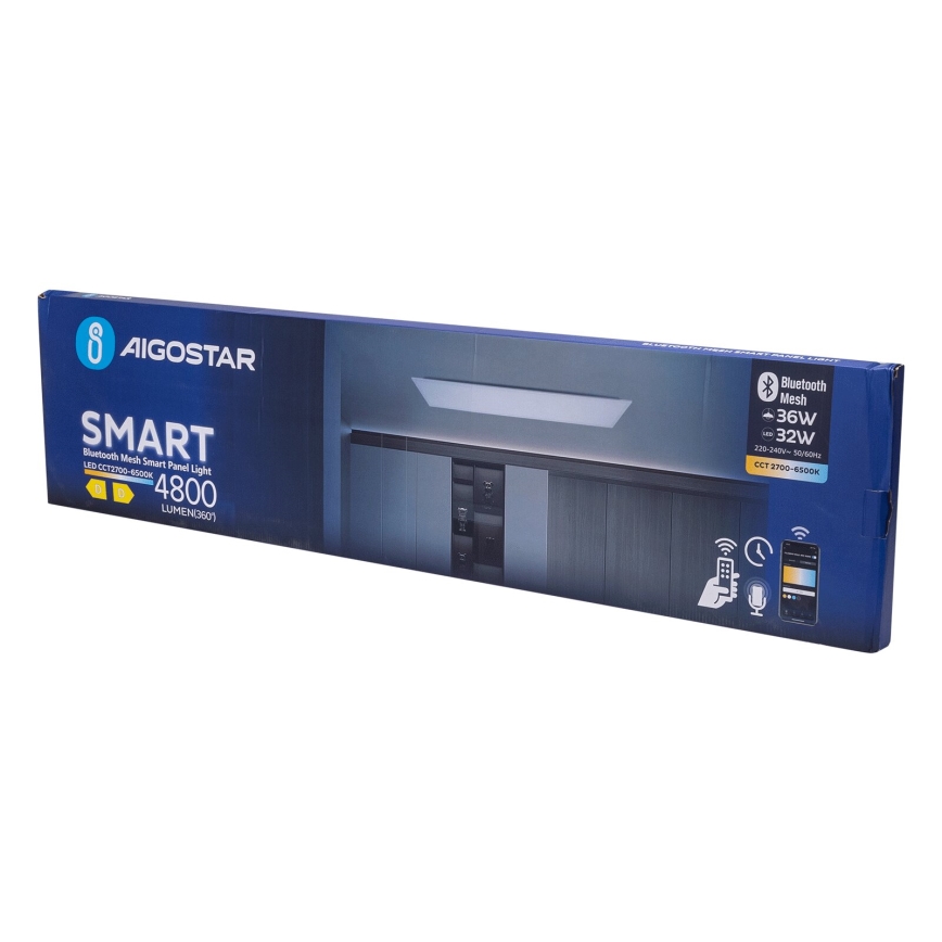 Aigostar - LED Aptumšojams iegremdējams panelis MESH LED/36W/230V 2700-6500K 120x30 cm