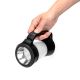 Aigostar - LED Aptumšojams kempinga lukturītis 3in1 LED/3xAA melna