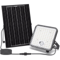 Aigostar - LED Aptumšojams saules enerģijas prožektors ar sensoru LED/120W/3,4V 6500K IP66 + tālvadības pults
