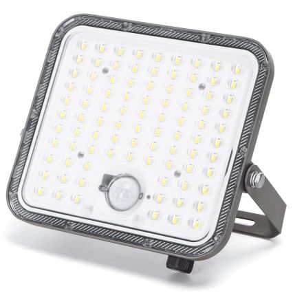 Aigostar - LED Aptumšojams saules enerģijas prožektors ar sensoru LED/120W/3,4V 6500K IP66 + tālvadības pults