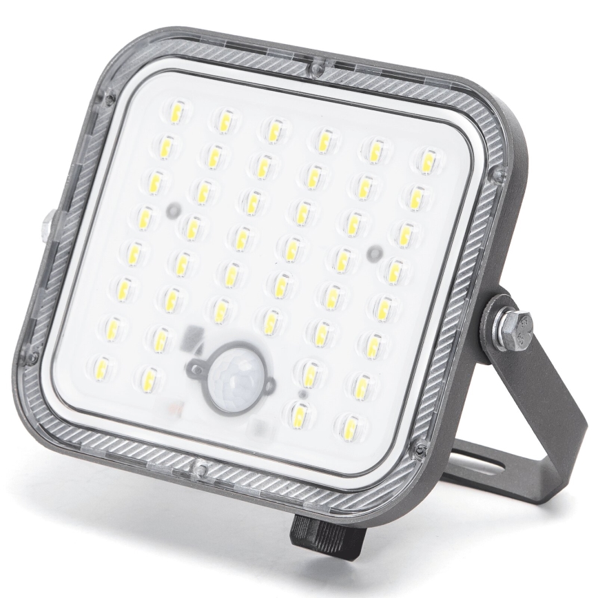 Aigostar - LED Aptumšojams saules enerģijas prožektors ar sensoru LED/80W/3,4V 6500K IP66 + tālvadības pults