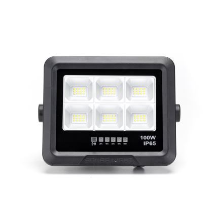 Aigostar - LED Aptumšojams saules enerģijas prožektors LED/100W/3,4V IP65 10000 mAh + tālvadības pults