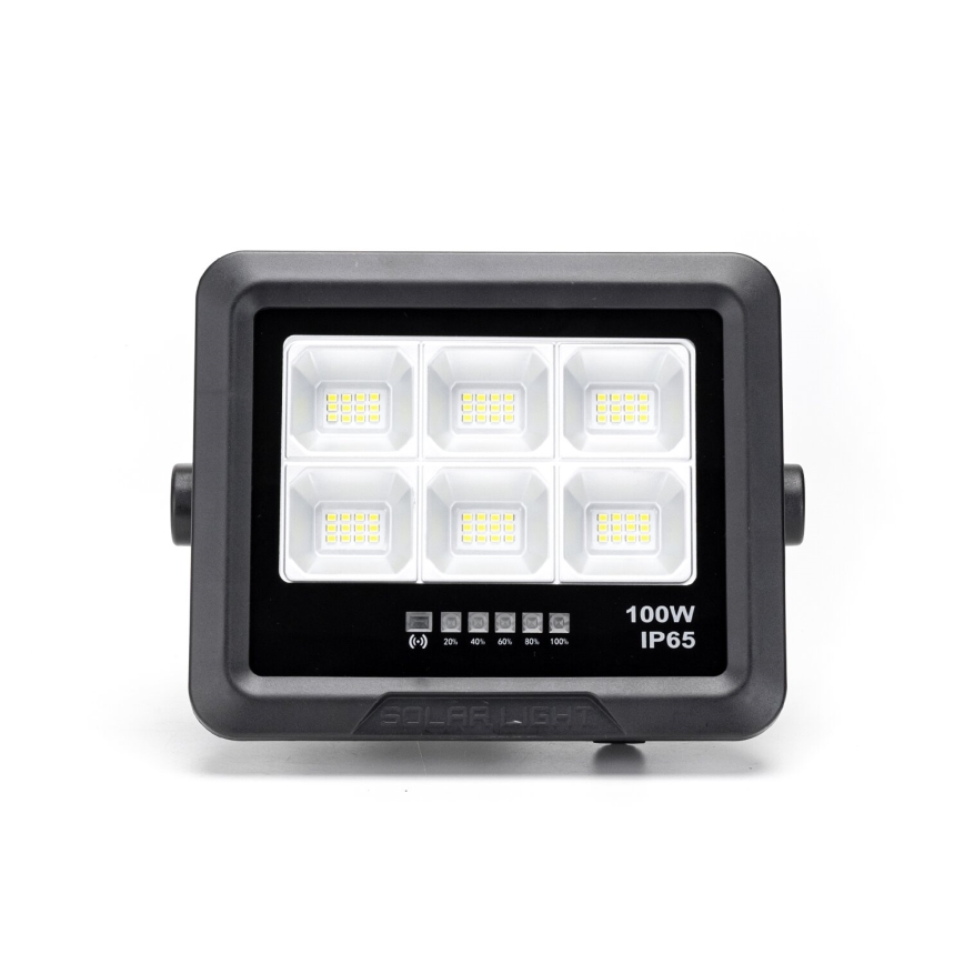 Aigostar - LED Aptumšojams saules enerģijas prožektors LED/100W/3,4V IP65 10000 mAh + tālvadības pults