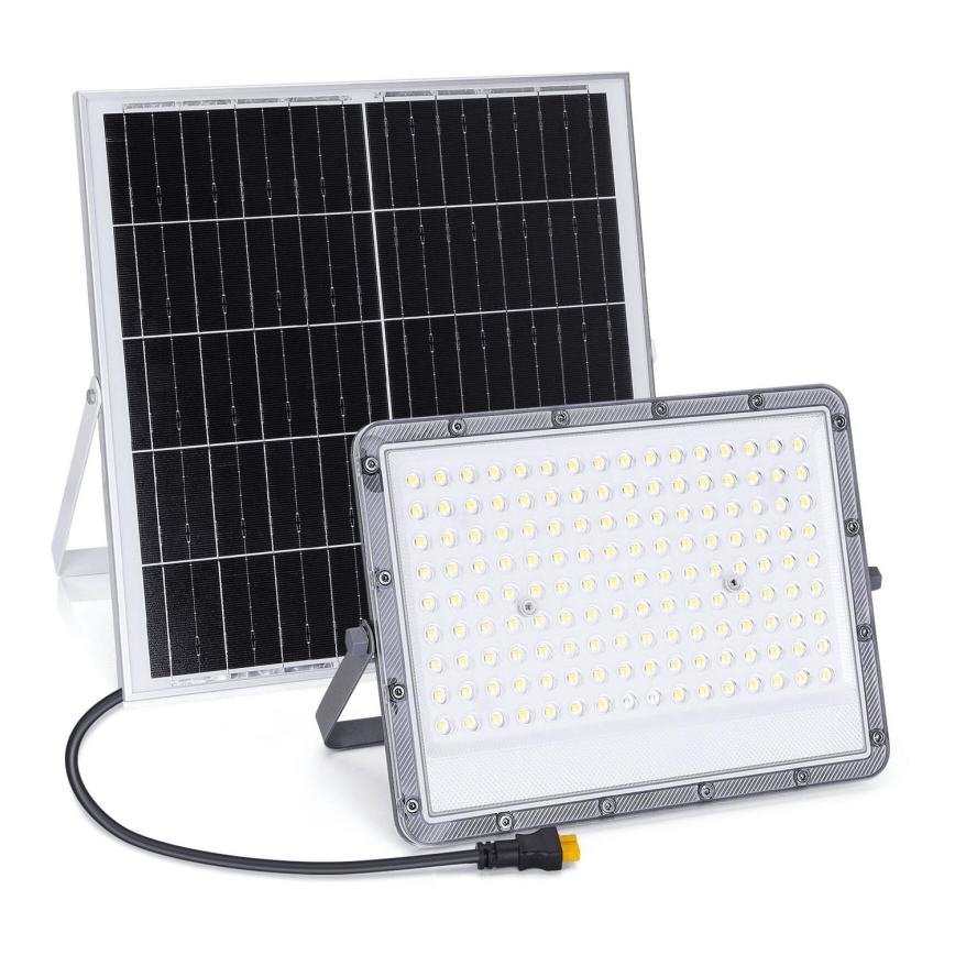 Aigostar - LED Aptumšojams saules enerģijas prožektors LED/200W/3,2V IP65 20000 mAh + tālvadības pults