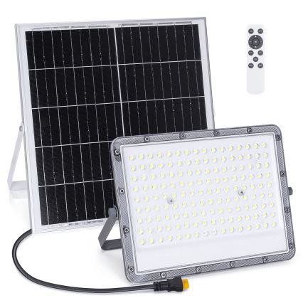 Aigostar - LED Aptumšojams saules enerģijas prožektors LED/200W/3,4V 20000 mAh IP65 + tālvadības pults