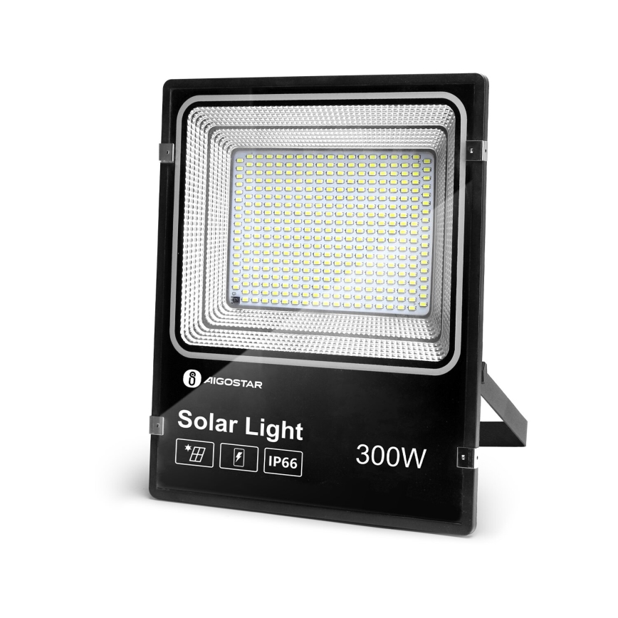Aigostar - LED Aptumšojams saules enerģijas prožektors LED/300W/3,2V IP66 25000 mAh + tālvadības pults