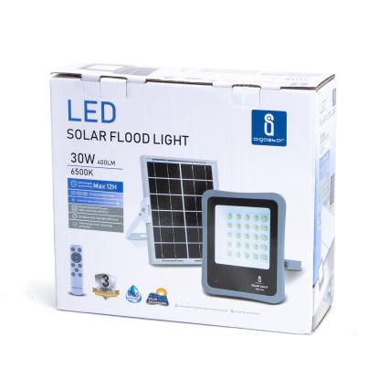 Aigostar - LED Aptumšojams saules enerģijas prožektors LED/30W/3,2V 20000 mAh IP67 + TP