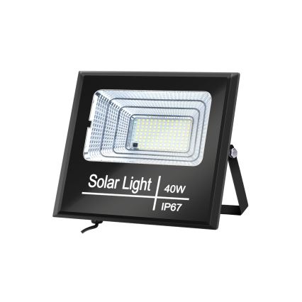 Aigostar - LED Aptumšojams saules enerģijas prožektors LED/40W/3,2V IP67 2000 mAh + TP