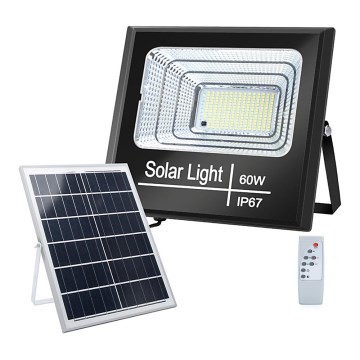 Aigostar - LED Aptumšojams saules enerģijas prožektors LED/60W/3,2V 2000 mAh IP67 + TP