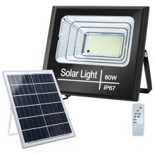 Aigostar - LED Aptumšojams saules enerģijas prožektors LED/60W/3,2V IP67 + TP