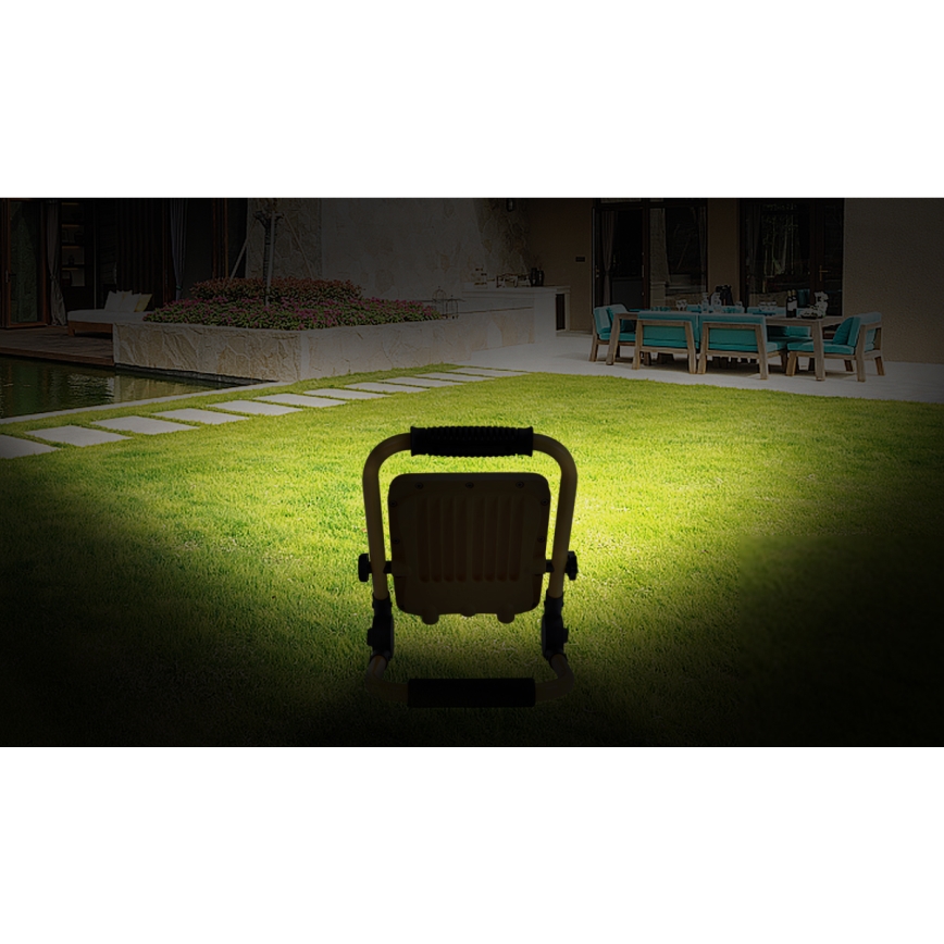 Aigostar - LED Aptumšojams uzlādējams prožektors LED/50W/5V 6500K IP65