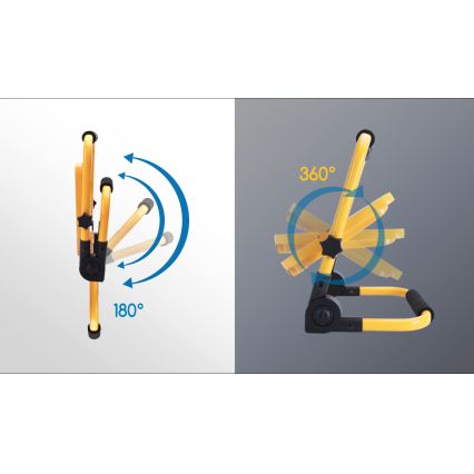 Aigostar - LED Aptumšojams uzlādējams prožektors LED/50W/5V 6500K IP65