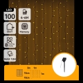 Aigostar - LED ar saules enerģiju darbināma Ziemassvētku virtene 100xLED/8 režīmi 4x1m IP65 siltā balta 800 mAh