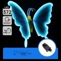 Aigostar - LED āra dekorācija 372xLED 60 cm IP44 tauriņš/zils