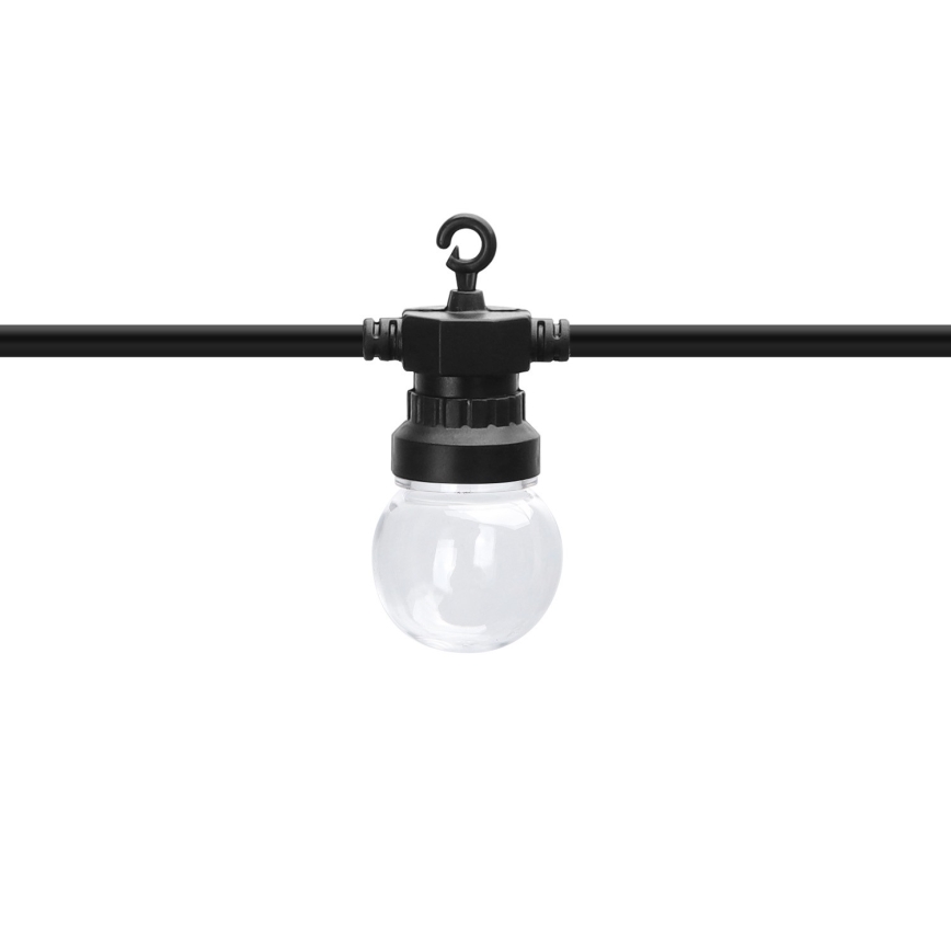 Aigostar - LED Āra dekoratīva virtene 10xLED/8m IP44 silti balta