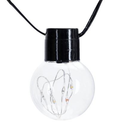 Aigostar - LED āra dekoratīvā virtene, 160 LED, 10 m, IP44, siltā balta