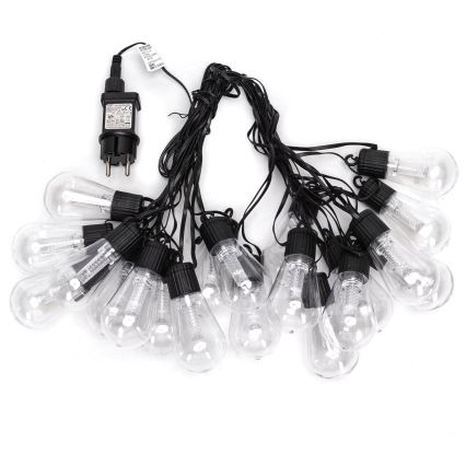 Aigostar - LED āra dekoratīvā virtene 20 LED/13 m IP44 auksti balta