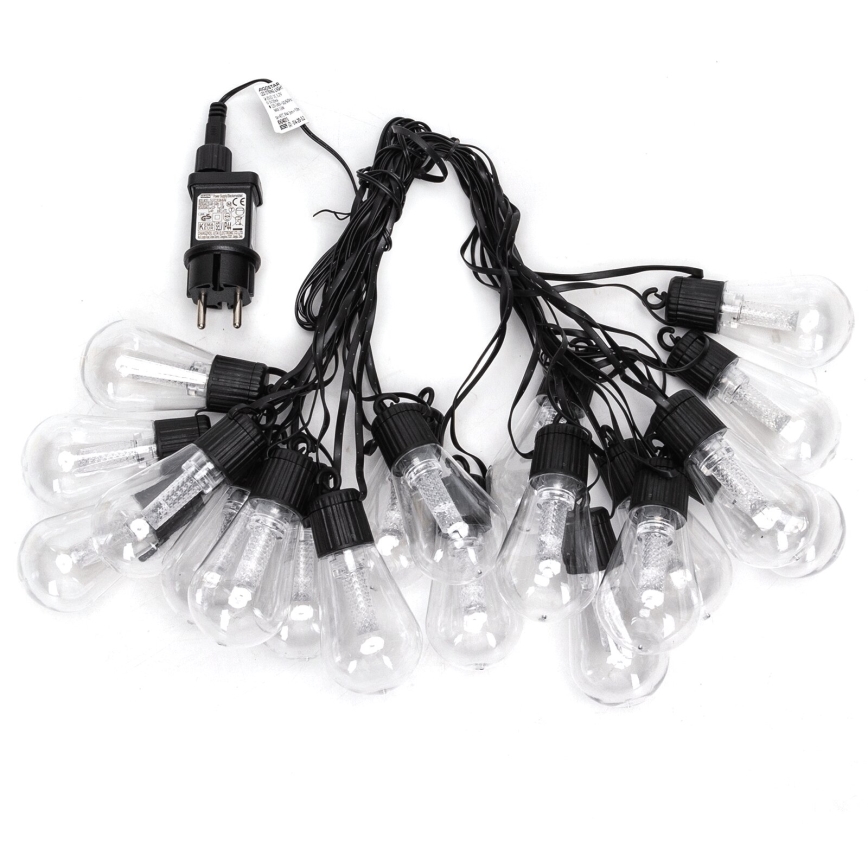 Aigostar - LED āra dekoratīvā virtene 20 LED/13 m IP44 auksti balta